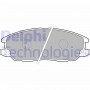 LP1769 DELPHI КомплеК т гальмівних колодок, дискове гальмо