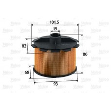 587905 VALEO Паливний фільтр