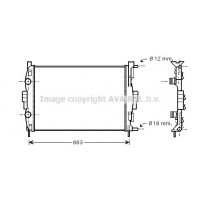 RT2307 AVA QUALITY COOLING Радіатор охолодження двигуна