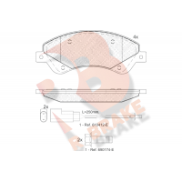 RB1792 R BRAKE КомплеК т гальмівних колодок, дискове гальмо