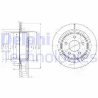 BG3765C DELPHI Гальмівний диск