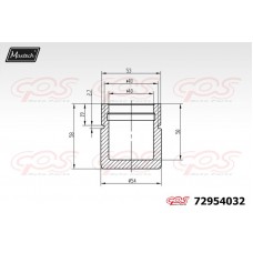 72954032 MAXTECH Поршень корпус скоби гальма