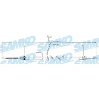 C0294B SAMKO Тросик, cтояночный тормоз