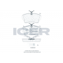 180815-700 ICER Комплект гальмівних колодок дисковий гальм