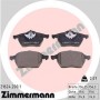 21624.200.1 ZIMMERMANN Комплект гальмівних колодок дисковий гальм