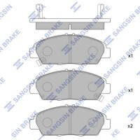 SP1431 Hi-Q Комплект гальмівних колодок дисковий гальм