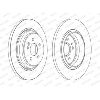DDF1099C FERODO Гальмівний диск