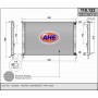110.123 AHE Радіатор охолодження двигуна