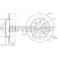 CD7541S BREMSI Гальмівний диск