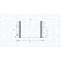 350203773000 MAGNETI MARELLI Конденсатор кондиціонера