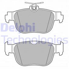 LP3674 DELPHI Комплект гальмівних колодок дисковий гальм