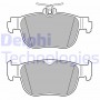 LP3674 DELPHI Комплект гальмівних колодок дисковий гальм