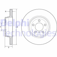 BG9120C DELPHI Гальмівний диск