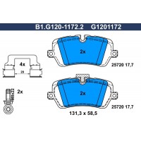 B1.G120-1172.2 GALFER Комплект гальмівних колодок дисковий гальм