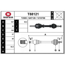 T88121 EAI Привідний вал