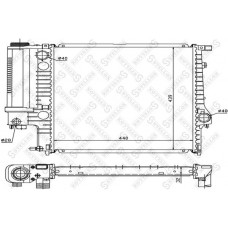 10-25023-SX STELLOX Радіатор охолодження двигуна