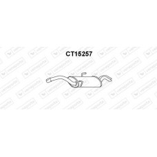 CT15257 VENEPORTE Глушник вихлопних газів кінцевий