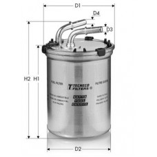 GS10100 TECNECO FILTERS Паливний фільтр