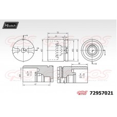 72957021 MAXTECH Поршень корпус скоби гальма