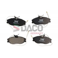 323730 DACO Germany Комплект гальмівних колодок дисковий гальм