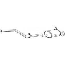 286-057 BOSAL Глушник вихлопних газів кінцевий