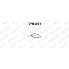 VW80599 VENEPORTE Середній глушник вихлопних газів