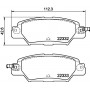 8DB 355 025-461 HELLA PAGID Комплект гальмівних колодок дисковий гальм
