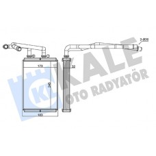 346840 KALE OTO RADYATÖR Теплообмінник обігрів салону