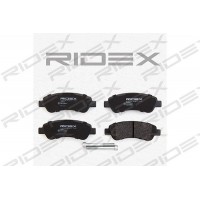 402B0192 RIDEX Комплект гальмівних колодок дисковий гальм