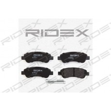402B0192 RIDEX Комплект гальмівних колодок дисковий гальм
