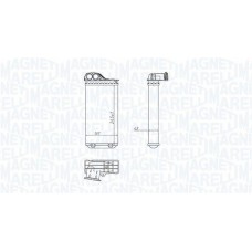 350218411000 MAGNETI MARELLI Теплообмінник обігрів салону