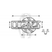 DCL1184 DIEDERICHS Вентилятор охолодження двигуна