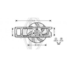 DCL1184 DIEDERICHS Вентилятор охолодження двигуна