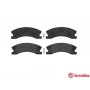 P 37 008 BREMBO Комплект гальмівних колодок дисковий гальм