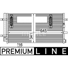 AC 457 000P MAHLE Конденсатор кондиціонера