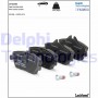 LP2186 DELPHI КомплеК т гальмівних колодок, дискове гальмо
