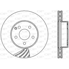 BDR2418.20 OPEN PARTS Гальмівний диск