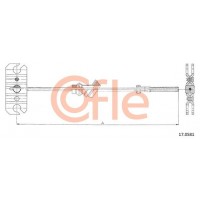 92.17.0581 COFLE Тросик, cтояночный тормоз