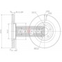 19-2364 MAXGEAR Гальмівний диск