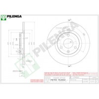 5375 PILENGA Гальмівний диск