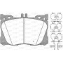 BPA1705.00 OPEN PARTS КомплеК т гальмівних колодок, дискове гальмо