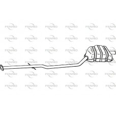 P3080 FENNO Глушник вихлопних газів кінцевий