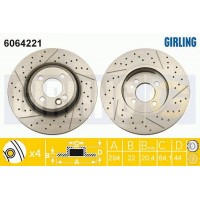 6064221 GIRLING Гальмівний диск