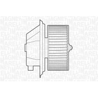 069412514010 MAGNETI MARELLI Вентилятор салону