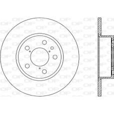 BDA1138.10 OPEN PARTS Гальмівний диск