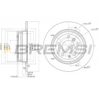 CD6221S BREMSI Гальмівний диск