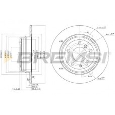 CD6221S BREMSI Гальмівний диск