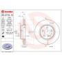 09.5716.10 BREMBO Гальмівний диск