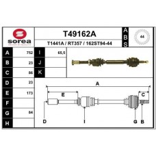 T49162A EAI Привідний вал