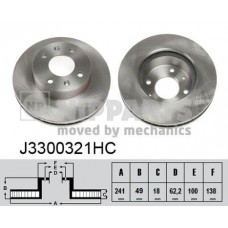 J3300321HC NIPPARTS Гальмівний диск